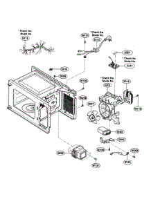 Interior Parts parts for Kenmore Microwave 721.62349203 (72162349203, 721 62349203) from AppliancePartsPros.com