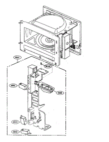 Board Latch Assembly parts for Kenmore Microwave 721.62364200 (72162364200, 721 62364200) from AppliancePartsPros.com