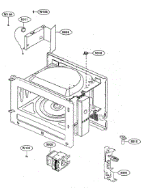 Oven Interior Parts parts for Kenmore Microwave 721.62369200 (72162369200, 721 62369200) from AppliancePartsPros.com