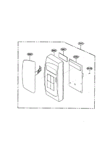 Controller Parts parts for Kenmore Microwave 721.62462200 (72162462200, 721 62462200) from AppliancePartsPros.com