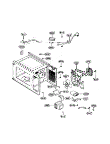 Oven Interior parts for Kenmore Microwave 721.62464200 (72162464200, 721 62464200) from AppliancePartsPros.com
