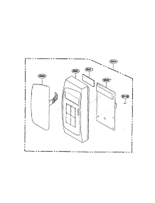 Controller parts for Kenmore Microwave 721.62464200 (72162464200, 721 62464200) from AppliancePartsPros.com