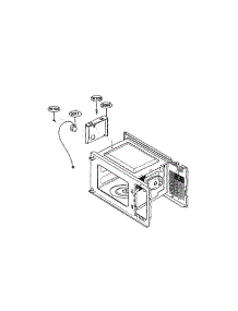 Sensor parts for Kenmore Microwave 721.62464200 (72162464200, 721 62464200) from AppliancePartsPros.com