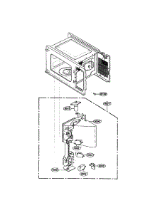 Latch Board parts for Kenmore Microwave 721.62469200 (72162469200, 721 62469200) from AppliancePartsPros.com