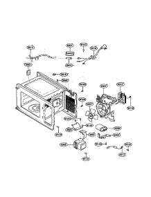 Oven Interior parts for Kenmore Microwave 721.62469200 (72162469200, 721 62469200) from AppliancePartsPros.com