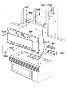 Installation Parts parts for Kenmore Microwave 721.62624200 (72162624200, 721 62624200) from AppliancePartsPros.com