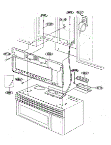 Installation parts for Kenmore Microwave 721.62642200 (72162642200, 721 62642200) from AppliancePartsPros.com
