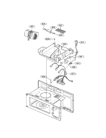Interior Parts 2 parts for Kenmore Microwave 721.62752100 (72162752100, 721 62752100) from AppliancePartsPros.com