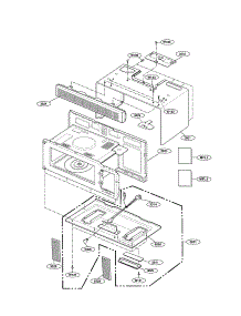 Oven Cavity Parts parts for Kenmore Microwave 721.62752100 (72162752100, 721 62752100) from AppliancePartsPros.com