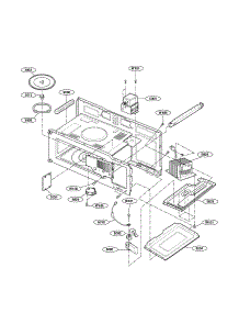 Interior Parts parts for Kenmore Microwave 721.62752100 (72162752100, 721 62752100) from AppliancePartsPros.com