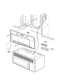 Installation Parts parts for Kenmore Microwave 721.62752100 (72162752100, 721 62752100) from AppliancePartsPros.com