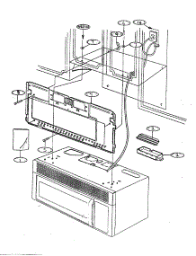Installation parts for Kenmore Microwave 721.62752200 (72162752200, 721 62752200) from AppliancePartsPros.com