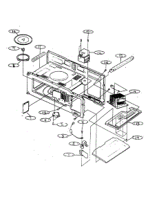 Magnetron parts for Kenmore Microwave 721.62759200 (72162759200, 721 62759200) from AppliancePartsPros.com