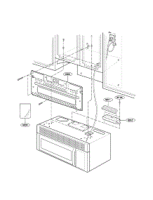 Installation Parts parts for Kenmore Microwave 721.62772100 (72162772100, 721 62772100) from AppliancePartsPros.com