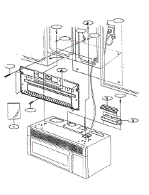 Installation Parts parts for Kenmore Microwave 721.62772200 (72162772200, 721 62772200) from AppliancePartsPros.com