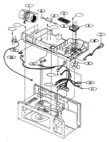 Interior Parts 2 parts for Kenmore Microwave 721.62772200 (72162772200, 721 62772200) from AppliancePartsPros.com