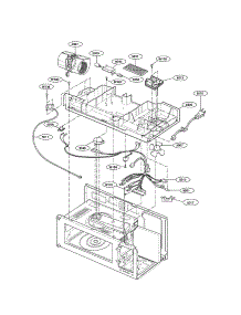 Interior Parts 2 parts for Kenmore Microwave 721.62774100 (72162774100, 721 62774100) from AppliancePartsPros.com