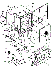 Tub Assembly parts for Kenmore Dishwasher 665.15955790 (66515955790, 665 15955790) from AppliancePartsPros.com