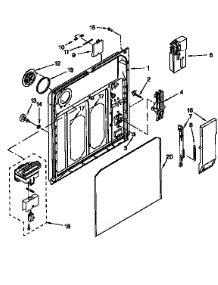Inner Door parts for Kenmore Dishwasher 665.15955791 (66515955791, 665 15955791) from AppliancePartsPros.com