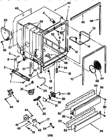 Tub Assembly parts for Kenmore Dishwasher 665.15955791 (66515955791, 665 15955791) from AppliancePartsPros.com