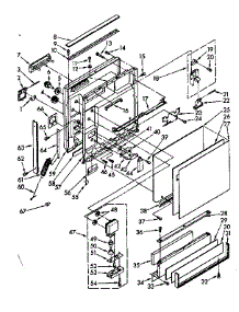 Door And Toe Panel Parts parts for Kenmore Dishwasher 665.1595840 (6651595840, 665 1595840) from AppliancePartsPros.com