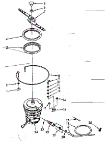 Heater, Pump And Lower Sprayarm Parts parts for Kenmore Dishwasher 665.1595840 (6651595840, 665 1595840) from AppliancePartsPros.com