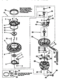 Pump And Motor parts for Kenmore Dishwasher 665.15958790 (66515958790, 665 15958790) from AppliancePartsPros.com