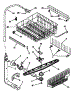 Upper Dishrack And Water Feed