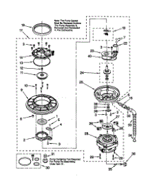 Pump And Motor parts for Kenmore Dishwasher 665.15958792 (66515958792, 665 15958792) from AppliancePartsPros.com