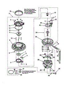 Pump And Motor parts for Kenmore Dishwasher 665.15958793 (66515958793, 665 15958793) from AppliancePartsPros.com