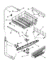 Upper Dishrack / Water Feed