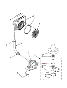 Fill And Overfill parts for Kenmore Dishwasher 665.15972991 (66515972991, 665 15972991) from AppliancePartsPros.com