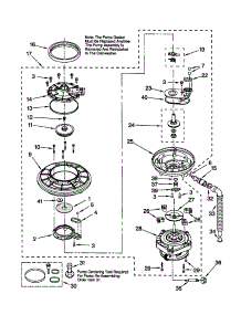 Pump And Motor parts for Kenmore Dishwasher 665.15972991 (66515972991, 665 15972991) from AppliancePartsPros.com