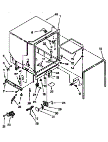 Tub Assembly parts for Kenmore Dishwasher 665.1765192 (6651765192, 665 1765192) from AppliancePartsPros.com