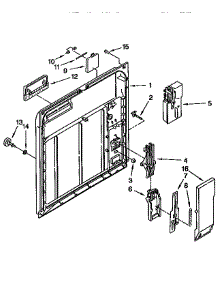 Inner Door parts for Kenmore Dishwasher 665.1765990 (6651765990, 665 1765990) from AppliancePartsPros.com