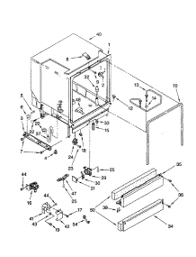 Tub Assembly parts for Kenmore Dishwasher 665.17701891 (66517701891, 665 17701891) from AppliancePartsPros.com