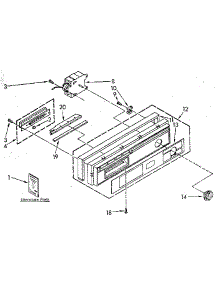 Control Panel parts for Kenmore Dishwasher 665.1770591 (6651770591, 665 1770591) from AppliancePartsPros.com