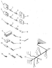 Wiring Harness parts for Kenmore Dishwasher 665.1669580 (6651669580, 665 1669580) from AppliancePartsPros.com