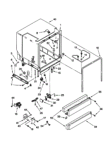 Tub Assembly parts for Kenmore Dishwasher 665.16701892 (66516701892, 665 16701892) from AppliancePartsPros.com