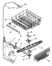 Upper Dishrack And Water Feed