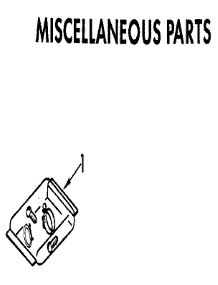 Miscellaneous parts for Kenmore Dishwasher 665.1671190 (6651671190, 665 1671190) from AppliancePartsPros.com