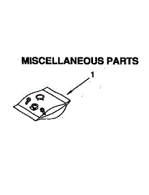 Miscellaneous Parts parts for Kenmore Dishwasher 665.1671192 (6651671192, 665 1671192) from AppliancePartsPros.com