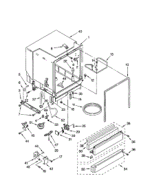 Tub Assembly parts for Kenmore Dishwasher 665.16714000 (66516714000, 665 16714000) from AppliancePartsPros.com