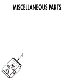 Miscellaneous parts for Kenmore Dishwasher 665.1671591 (6651671591, 665 1671591) from AppliancePartsPros.com