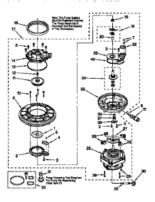 Pump And Motor parts for Kenmore Dishwasher 665.17731790 (66517731790, 665 17731790) from AppliancePartsPros.com