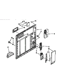 Inner Door parts for Kenmore Dishwasher 665.17731790 (66517731790, 665 17731790) from AppliancePartsPros.com