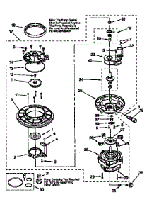 Pump And Motor parts for Kenmore Dishwasher 665.17735791 (66517735791, 665 17735791) from AppliancePartsPros.com
