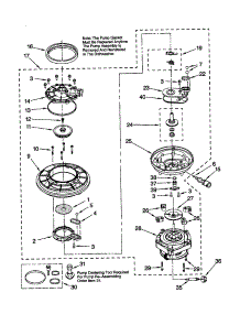 Pump And Motor parts for Kenmore Dishwasher 665.17739992 (66517739992, 665 17739992) from AppliancePartsPros.com