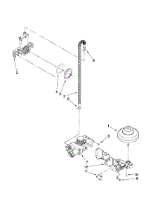 Fill, Drain And Overfill Parts parts for Kenmore Dishwasher 665.17742K010 (66517742K010, 665 17742K010) from AppliancePartsPros.com
