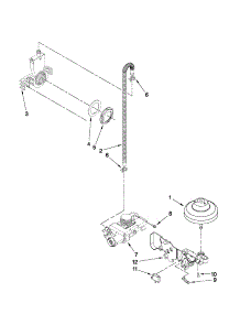 Fill, Drain And Overfill Parts parts for Kenmore Dishwasher 665.17742K015 (66517742K015, 665 17742K015) from AppliancePartsPros.com